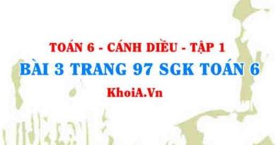 Bài 3 trang 97 SGK Toán 6 tập 1 Cánh Diều